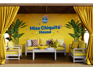 Pergolato esterno Miss Chiquita House, Milano Design Week