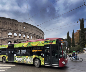 Comunicazione outdoor Dole Italia a Roma