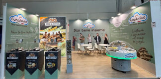 Lo stand della cooperativa FungAmico a Macfrut 2026