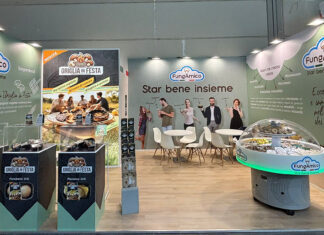Lo stand della cooperativa FungAmico a Macfrut 2026