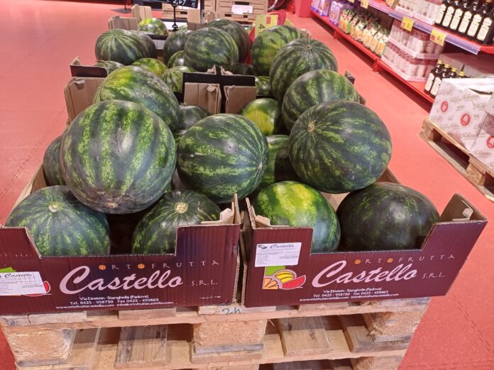 Crescono i volumi delle angurie