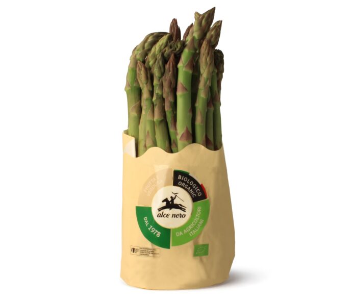 Brio Asparagi Alce Nero, con formati ridotti