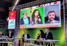 Laura Stocchi per Cso Italy illustra le previsioni della produzione di albicocche in Italia a Europêch 2026
