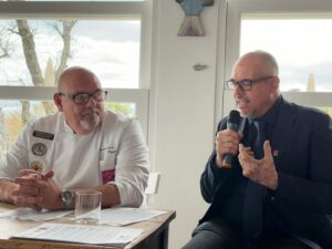 Max Poggi e Davide Martelli, evento Patata di Bologna Dop