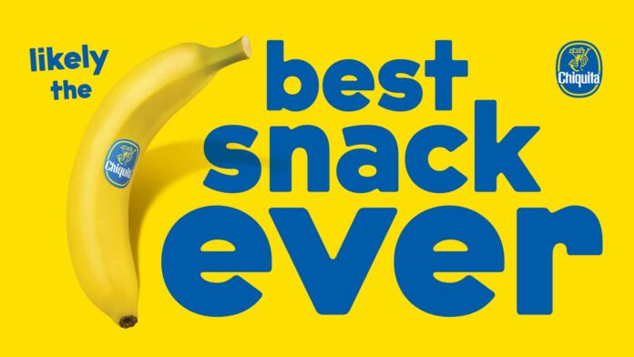 chiquita La nuova campagna segna il riposizionamento di Chiquita come brand del frutto banana snack