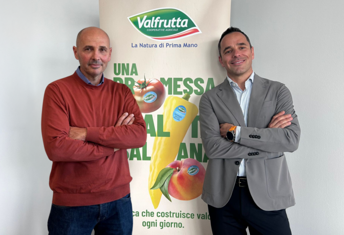Valfruta Fresco, da sinistra il presidente Alberto Guerra e il Dg Enrico Bucchi