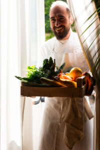 Lo chef del ristorante Opera di Torino, Stefano Sforza