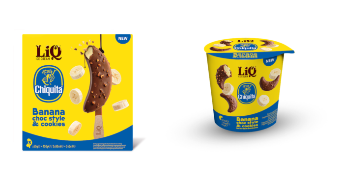 chiquita I nuovi gelati alla banana Chiquita, prodotti con Liq