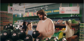 Un fotogramma del nuovo spot dell'anguria Perla Nera