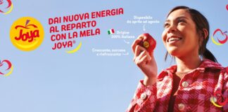 La mela Joya è disponibile da aprile ad agosto e si propone come alternativa europea all'emisfero Sud