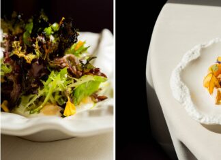 I piatti del menu Asteracee dello chef Sforza