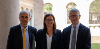 Da sinistra, Gabriele Ferri, Monica Artosi, Domenico Brisigotti (Cpr System)