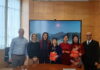Michele Fusillo e Sabrina Puntus del Servizio fitosanitario nazionale del Masaf, Simona Rubbi di Cso Italy, le 3 ispettrici Vietnamite e Renzo Moro, addetto agricolo dell&rsquo;Ambasciata Italia ad Hanoi
