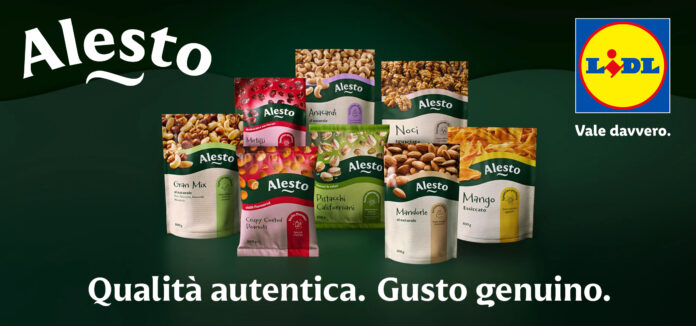 Lidl_Alesto Alesto, pl di Lidl Italia dedicata alla frutta secca e alla frutta disidratata