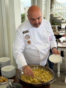 Lo chef Omar Casali