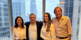 Da sinistra, Raffaella Orsero, Nick Pacia, Sasha LoPresti, Matteo Colombini