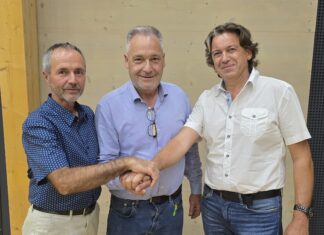 Thomas Oberhofer, Ernesto Seppi e Michele Roncador (Vip e Melinda, foto archivio Melinda)