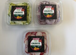 Cruditè, le tre referenze della linea