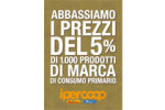 Contro l’inflazione Coop Centro Italia sconta 1.000 prodotti di marca