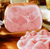 Prosciutto cotto, buona immagne e mercato in tenuta