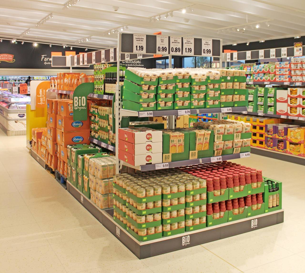 LIDL_Bio e Free from isola