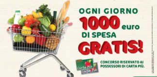 1000 euro spesa gratis Crai