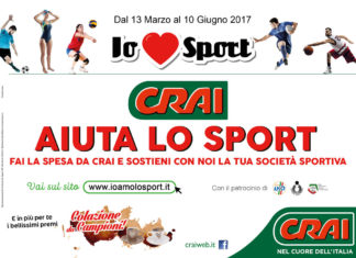 Crai sostiene lo sport Crai - IOAMOLOSPORT - affissione camion - 210x150