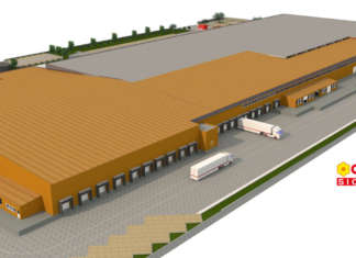 Rendering Ce.di Modica ampliato Conad Sicilia