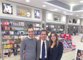 Emmanuele Del Prete con i nipoti Ivan e Ilaria Del Core