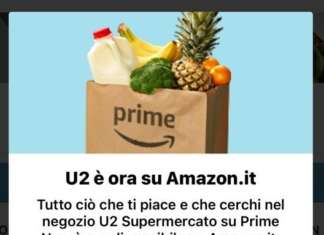 U2 Supermercato di Milano approda su Amazon.it
