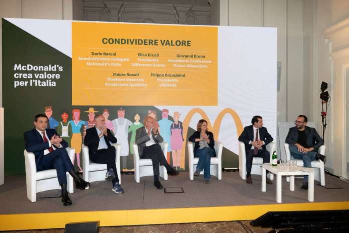 McDonald's, 2 miliardi di valore condiviso in Italia nel 2022