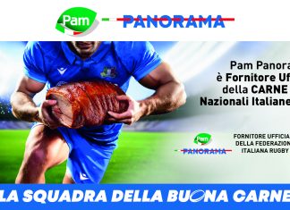 La carne di Pam Panorama per il rugby italiano