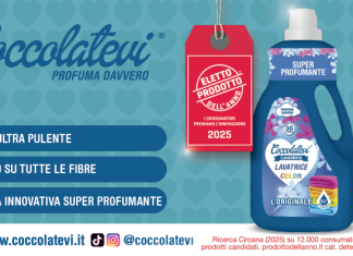 Coccolatevi Detersivo Lavatrice eletto Prodotto dell’Anno 2025 Confezione di Coccolatevi Detersivo Lavatrice eletto prodotto dell'anno 2025