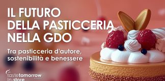 Banner di presentazione di Taste Tomorrow In store , evento di Puratos per la pasticceria nella GDO