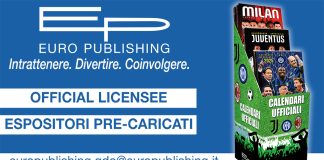 Euro Publishing espositore calendari ufficiali squadre di calcio
