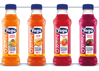 Yoga Zero 500 ml: succhi senza zuccheri aggiunti in formato Pet 4 succhi di frutta Yoga Zero 500 ml nelle bottiglie in Pet
