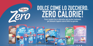 Eridania linea Zero, otto confezioni di dolcificanti senza calorie