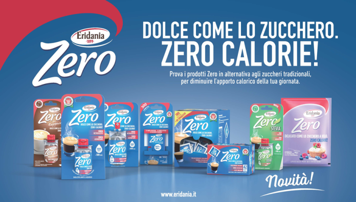 Eridania linea Zero, otto confezioni di dolcificanti senza calorie