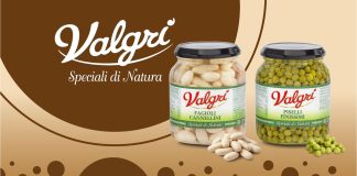 Legumi Valgrì in vetro: fagioli cannellini e piselli finissimi, prodotti naturali della tradizione campana, pronti da gustare