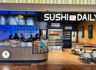 Sushi Daily apre il suo primo negozio autonomo Sushi Daily debutta in aeroporto e nella formula stand alone