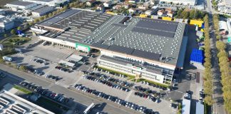 Veduta aerea dello stabilimento di Apofruit, azienda che presenterà le sue novità a Marca 2026.