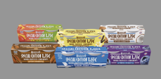 Assortimento yogurt greco Neogal Altoproteico Special Edition 2026 in vari gusti e formati cluster "Coppiette" con indicazione del prezzo promozionale per la GDO.