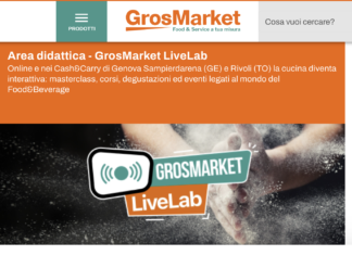 GrosMarket, riparte il ciclo di lezioni per i professionisti horeca