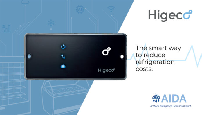 Datalogger Higeco con tecnologia AIDA: sistema di intelligenza artificiale per l'ottimizzazione del risparmio energetico e dello sbrinamento nella refrigerazione commerciale