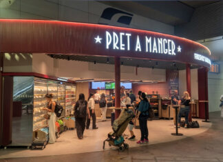 Pret a Manger, crocevia internazionale per i viaggiatori