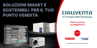 Arneg e Incold: innovazione a Chillventa 2026 Soluzioni per la refrigerazione commerciale Arneg e Incold presentate a Chillventa 2026 con banco frigo, centrale e cella frigorifera
