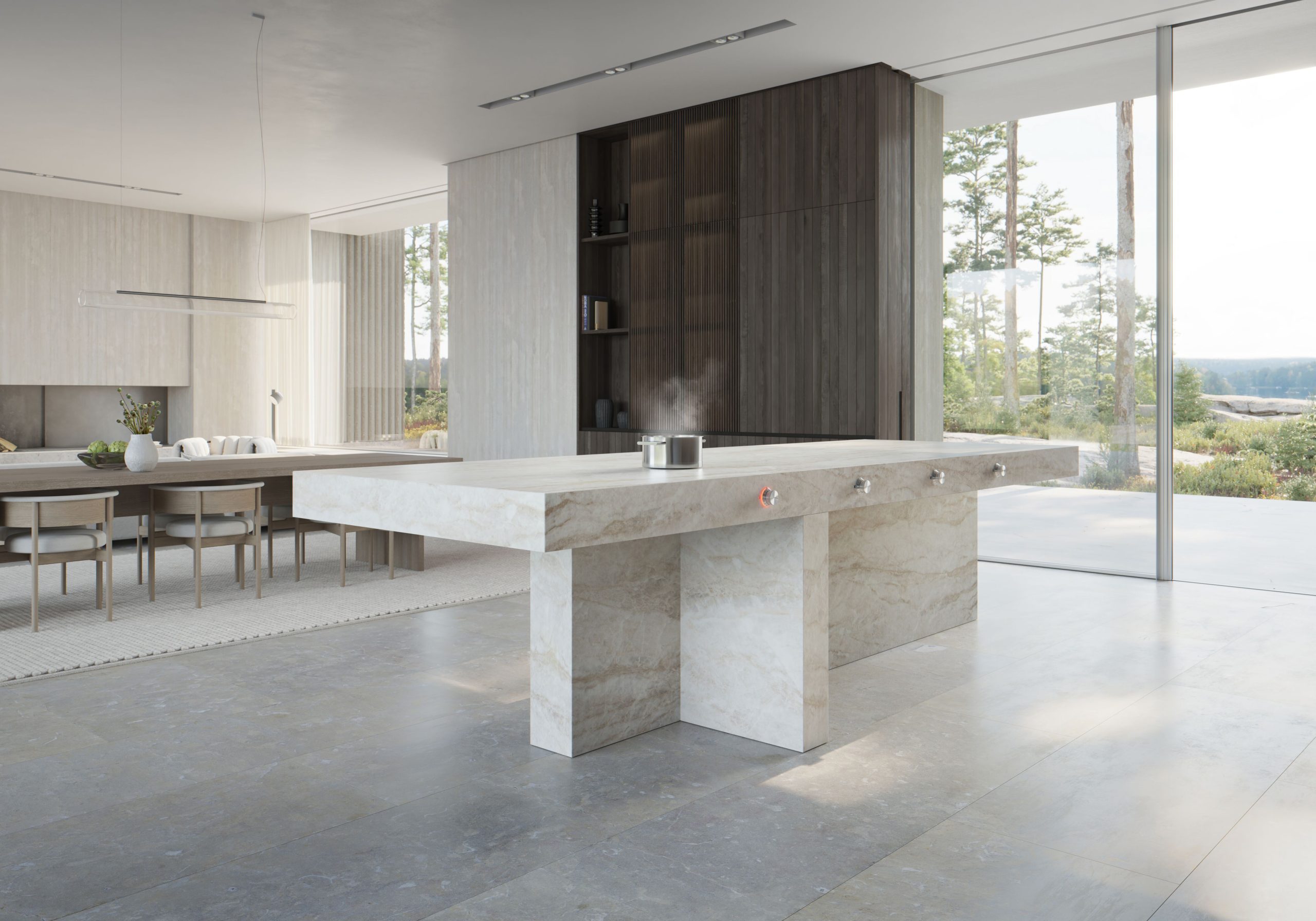 Gaggenau Essential Induction, seamlessly integrated into the kitchen worktop HA Factory