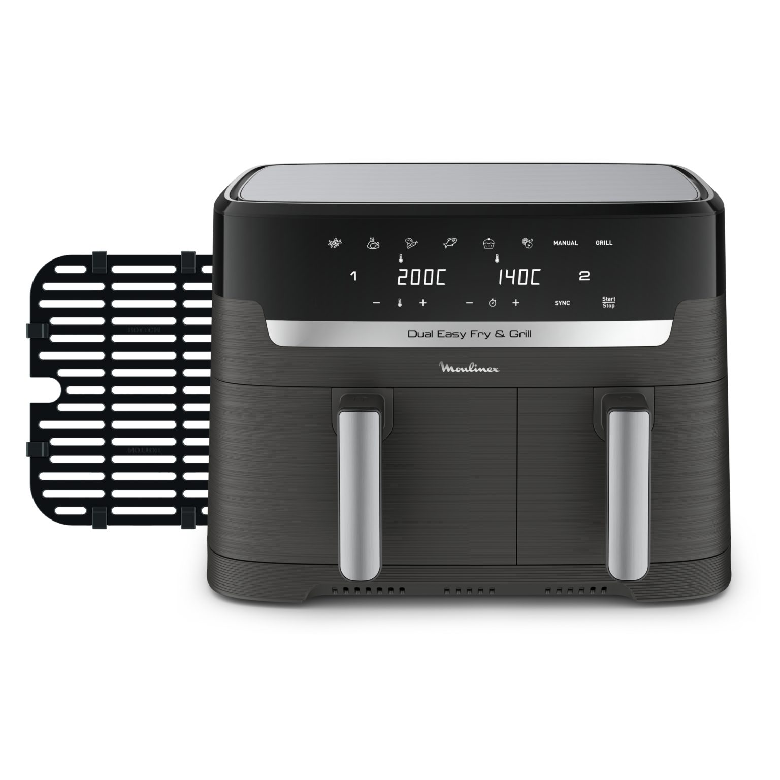 Dual Easy Fry XXL, Friggitrice ad Aria, 11L, 2 Cestelli, Modalità Sync | FRIGGITRICI AD ARIA