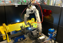 Flam Gas: new robotic welding island
