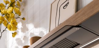 The Shelf hood of Elements collection by Falmec